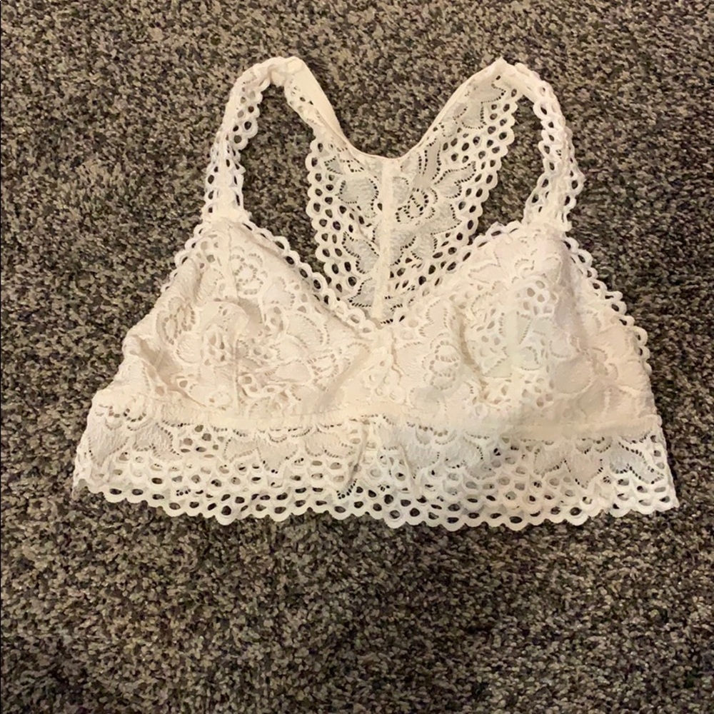 White Aerie Bralette: Size: Largw